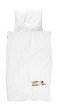 Белый комплект постельного белья "Поросенок", полуторный в интернет-магазине Моя постель - Фото 2