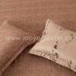 Комплект постельного белья Сатин вышивка CNR049 двуспальный, простыня на резинке в интернет-магазине Моя постель - Фото 4