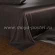 Шелковый комплект "Шоколад" с простыней на резинке, евро в интернет-магазине Моя постель - Фото 2