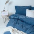 Постельное белье "Nude" Blue, евро (50х70) в интернет-магазине Моя постель - Фото 4