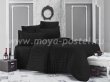 Постельное белье бамбук "KARNA" PERLA (Eвро) 50x70*2 70x70*2 (черный) в интернет-магазине Моя постель - Фото 2