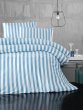 Постельное белье "KARNA" MELAN в голубую полоску, полуторное в интернет-магазине Моя постель - Фото 2