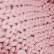 Нежно-Розовый Плед Hygge из шерсти мериноса (200х260 см) в каталоге интернет-магазина Моя постель - Фото 2