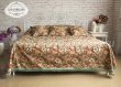 Коричневое покрывало на кровать Art Nouveau Lily, гобелен (260х270 см) - интернет-магазин Моя постель - Фото 2